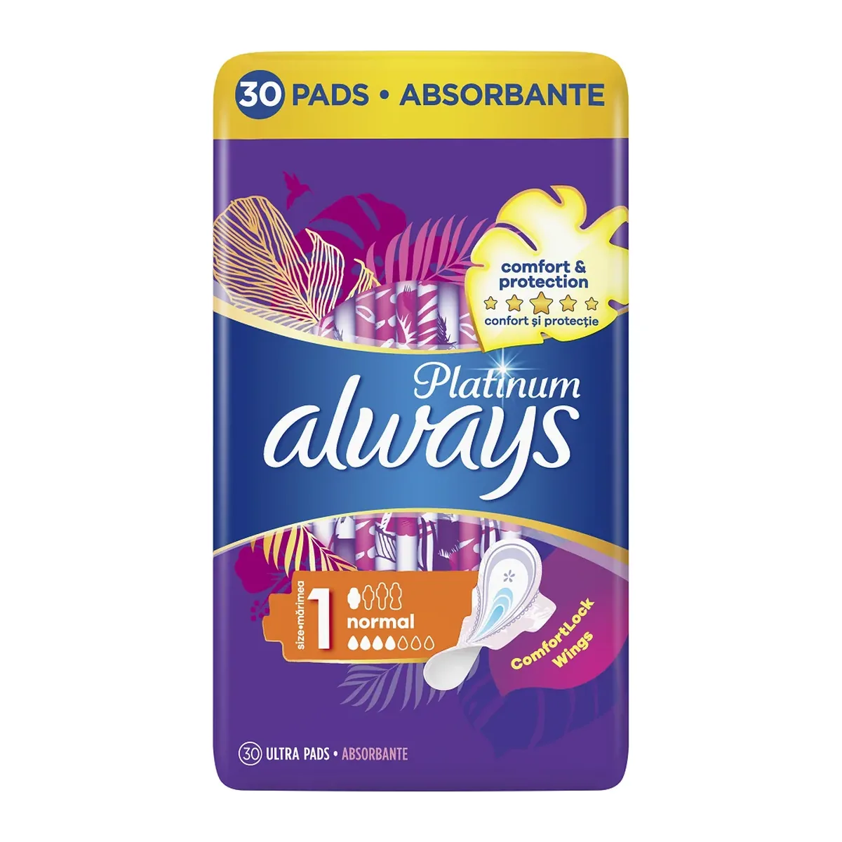 Absorbante Always Quattro Platinum Normal