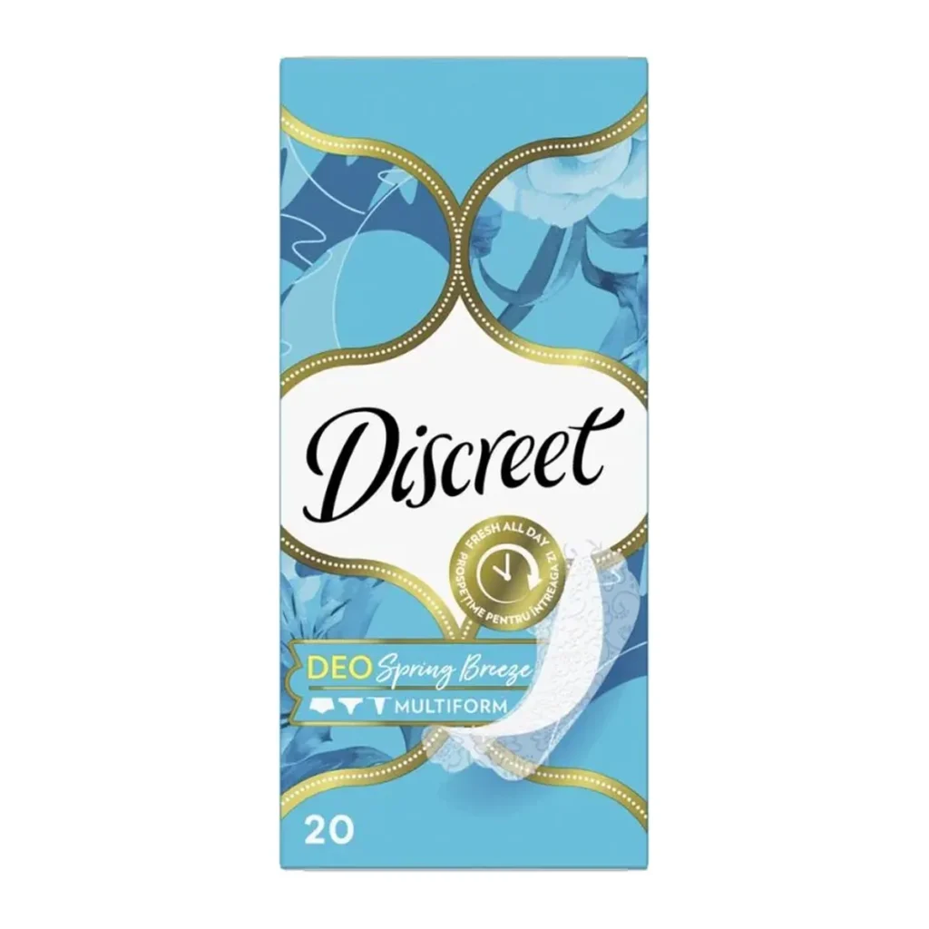 Absorbante Discreet Ocean Breeze, 20 buc