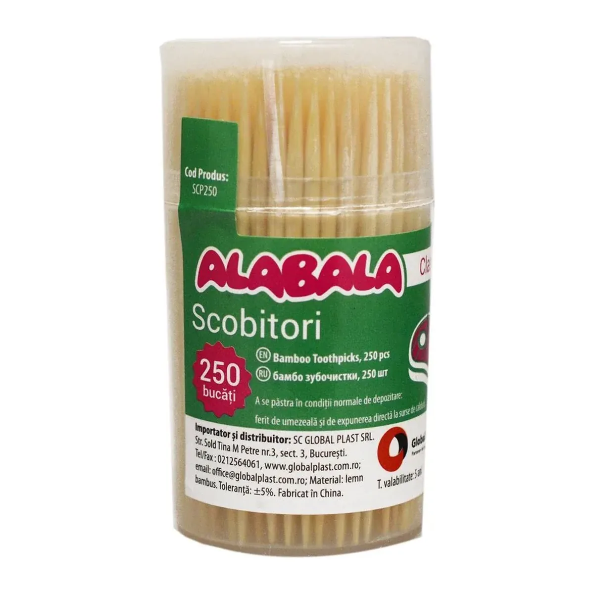 Alabala Scobitori 250 buc. Tub