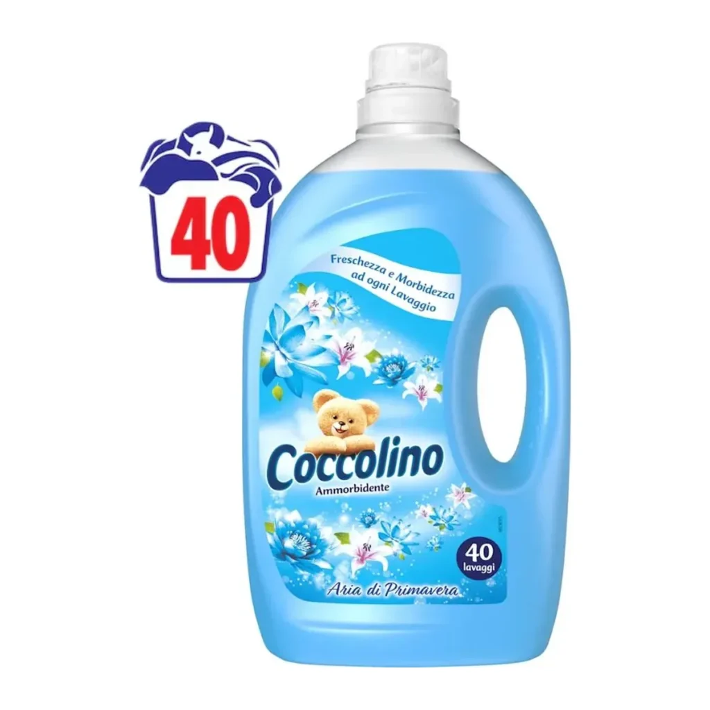 Balsam de rufe Coccolino Diluat Albastru Aria Di Primavera, 40 spălări, 3 L