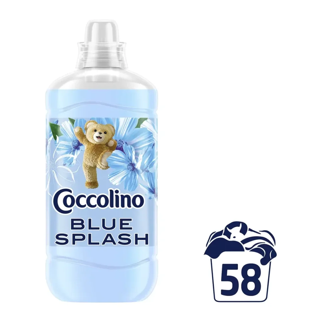 Balsam de rufe Coccolino Fresh Care Blue Concentrat, 58 spălări, 1.45 L