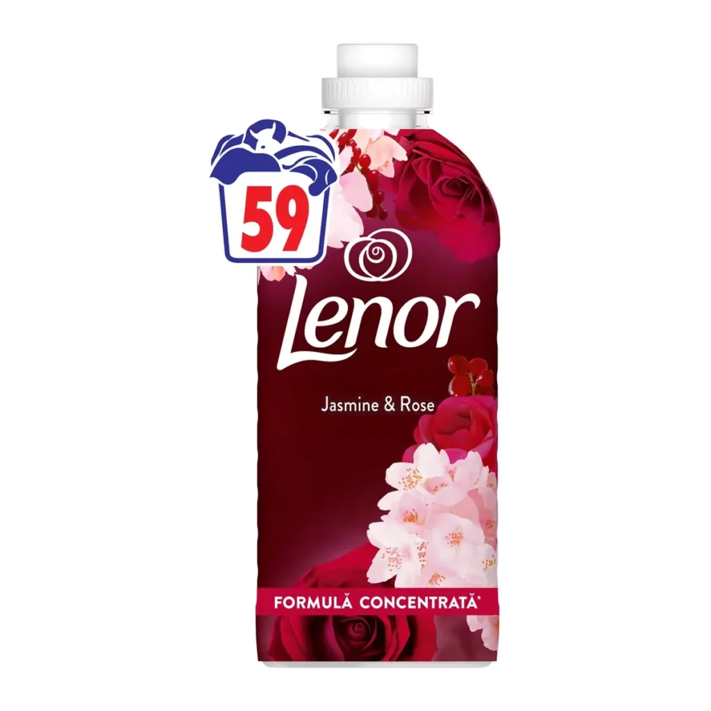 Balsam de rufe Lenor Jasmine Rose, 59 spălări