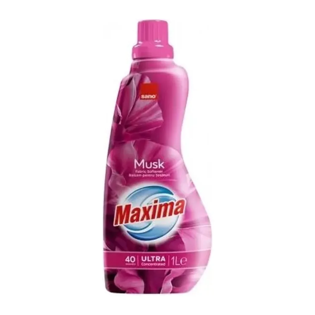 Balsam de rufe Sano Ultra Concentrat Musk, 40 spălări, 1 L