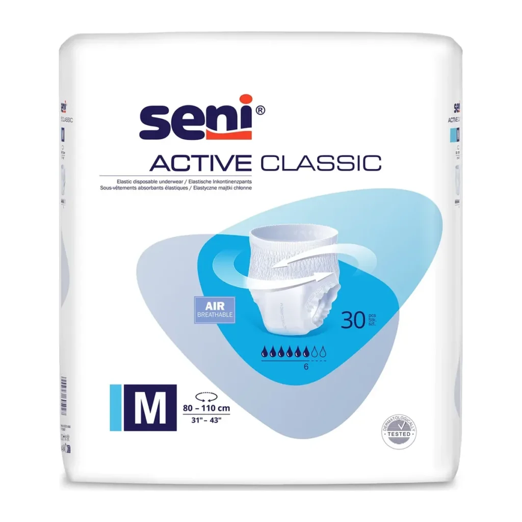 Chiloți absorbanți Seni Active Classic, mărimea M, 30 buc