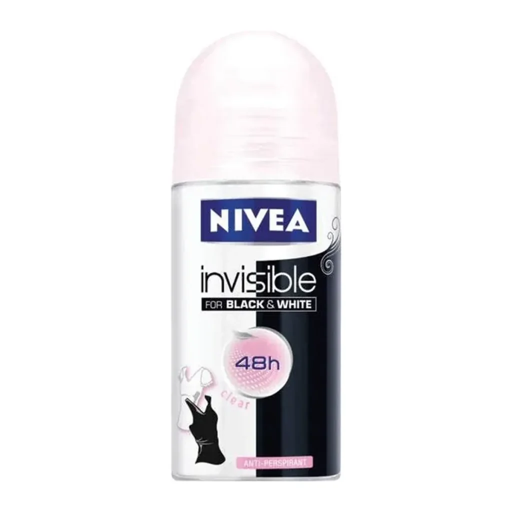 Deodorant roll-on Nivea Women Invisible Black & White, 50 ml