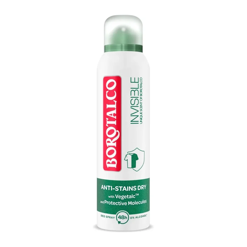 Deodorant spray Borotalco Invisible Talc, 150 ml