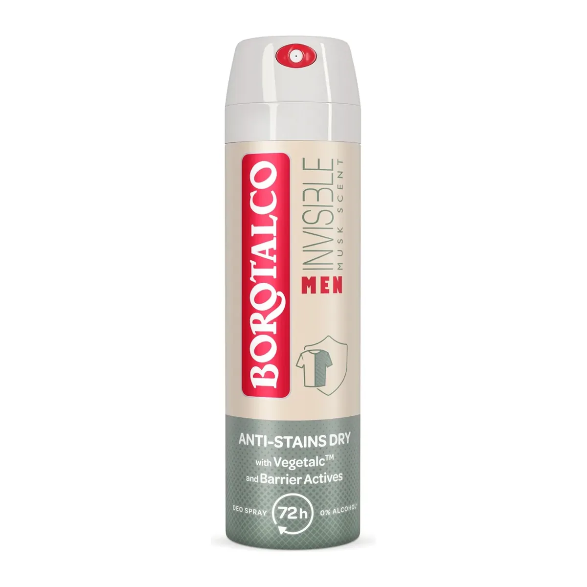 Deodorant spray Borotalco Men Invisible