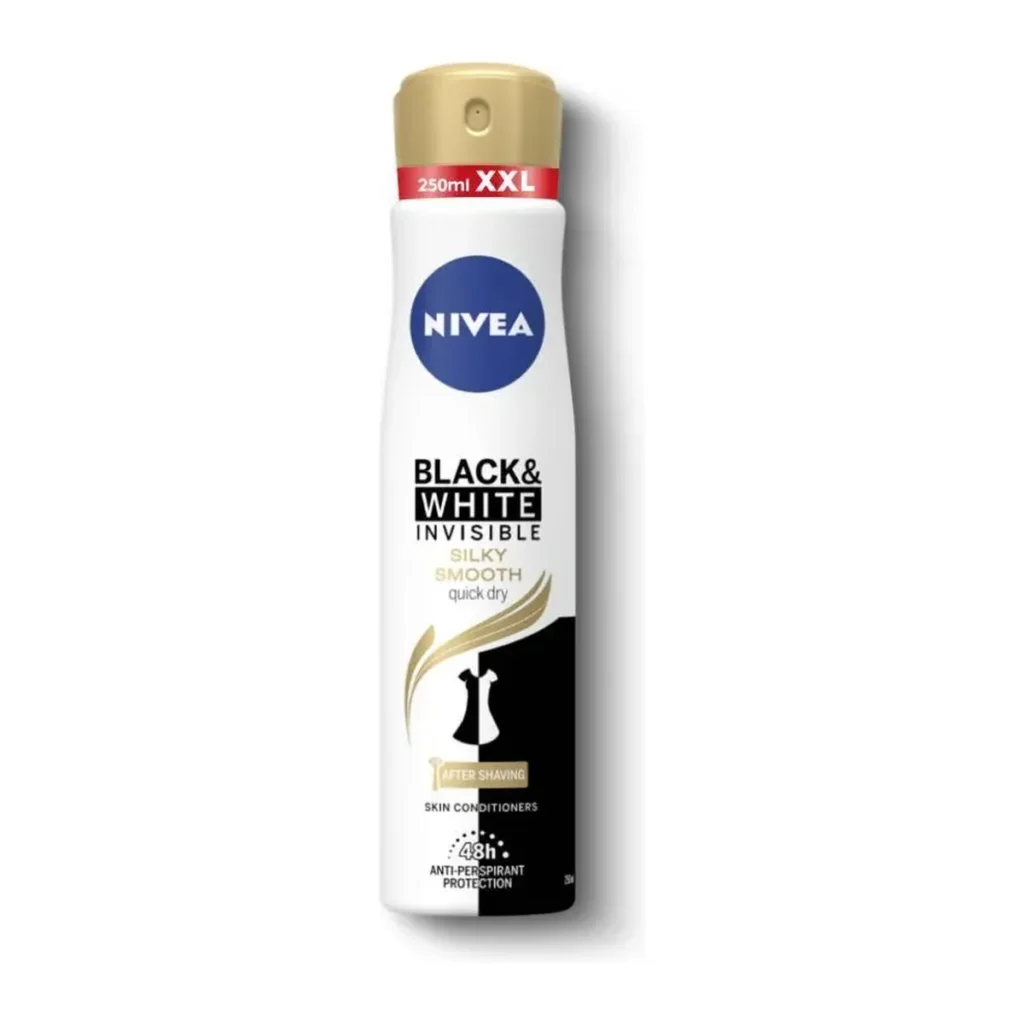 Deodorant spray Nivea Women Invisible Silky Smooth, 250 ml