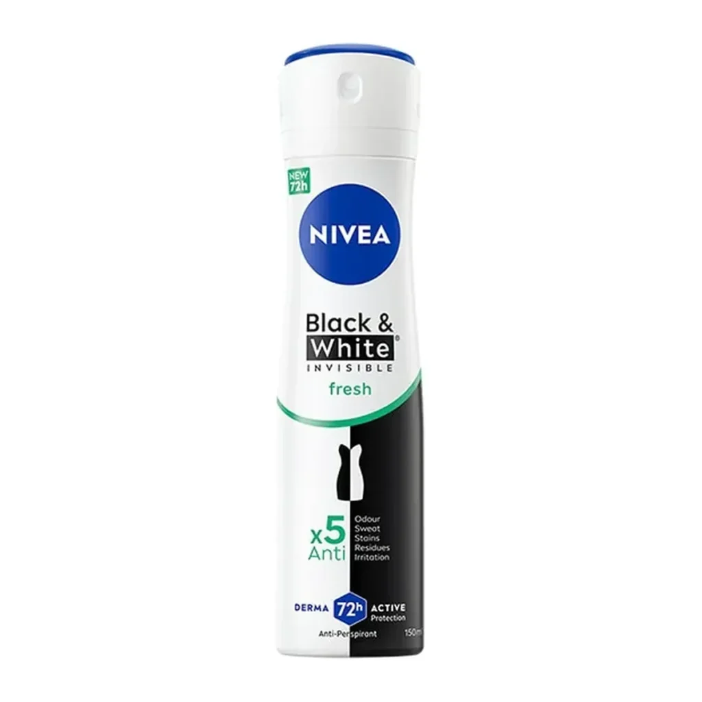 Deodorant spray Nivea Women Invisible Black & White Fresh, 150 ml