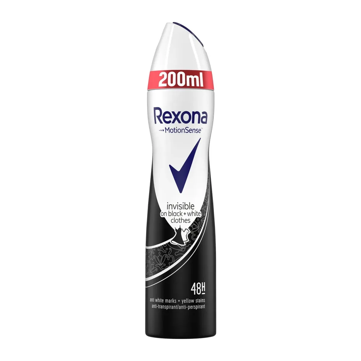 Deodorant spray Rexona Women Invisible Black & White