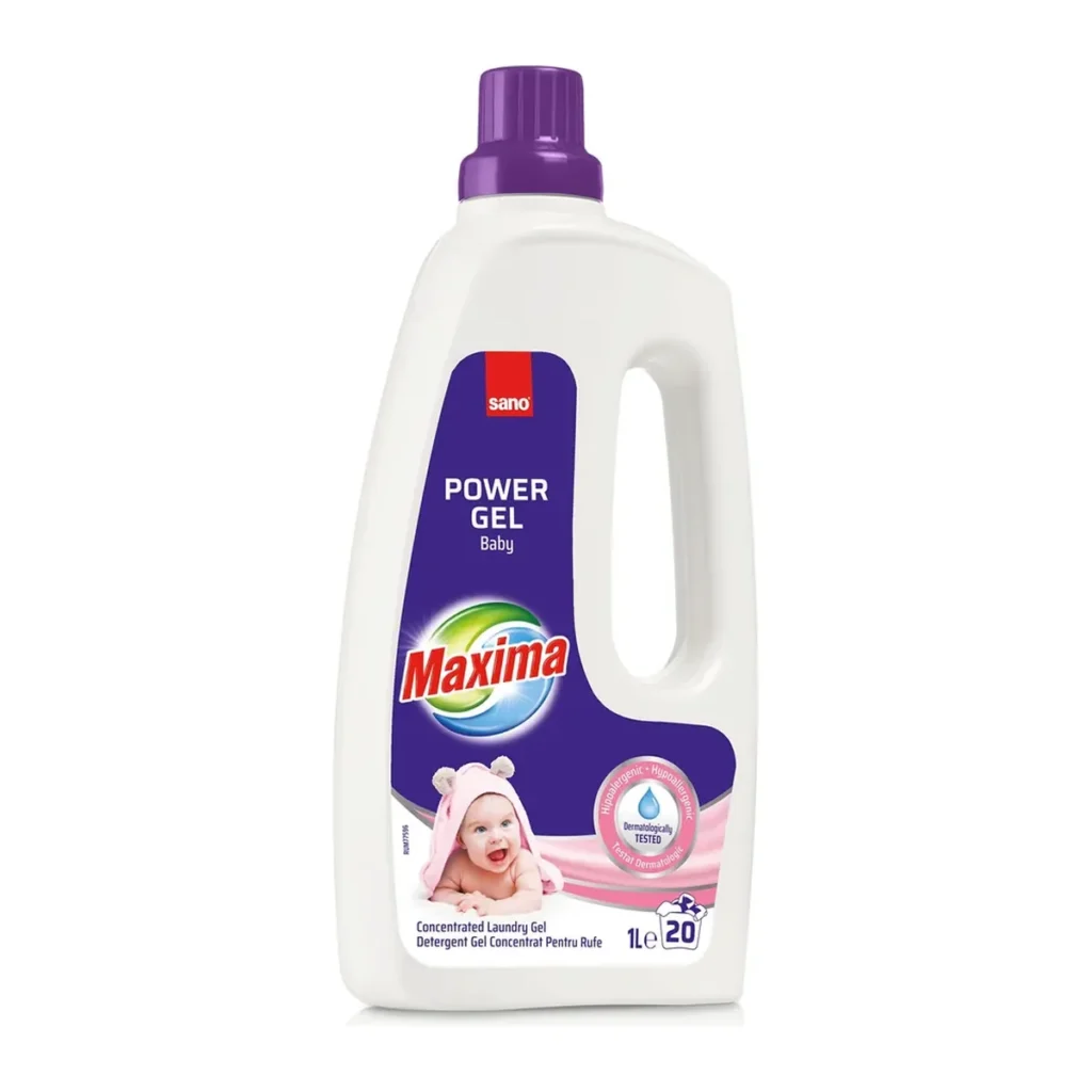Detergent lichid Sano Maxima Power Gel Baby, 20 spălări