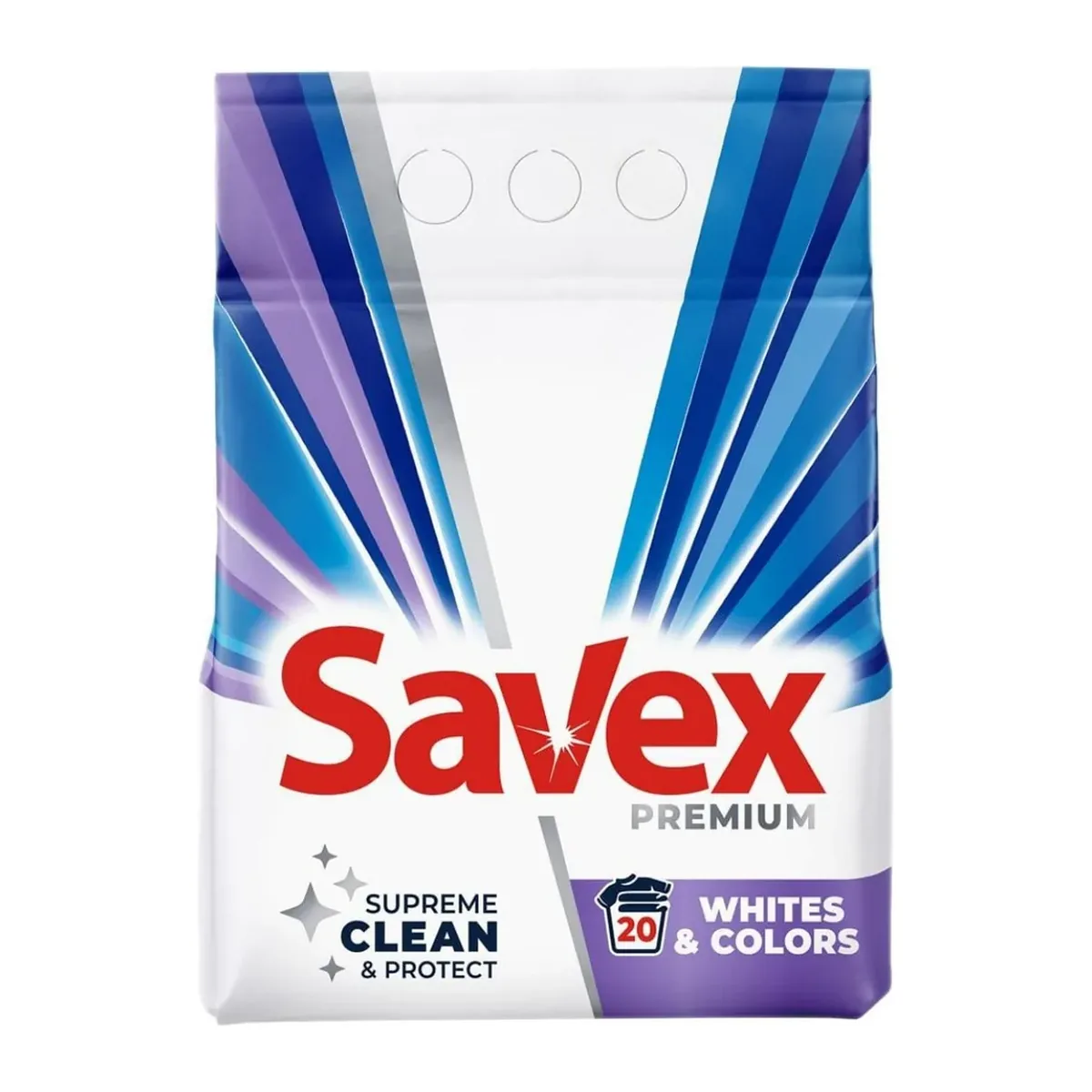 Detergent pudră Savex Tropical White Color