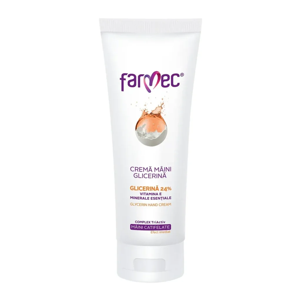 Cremă mâini Farmec Glicerină, 150 ml