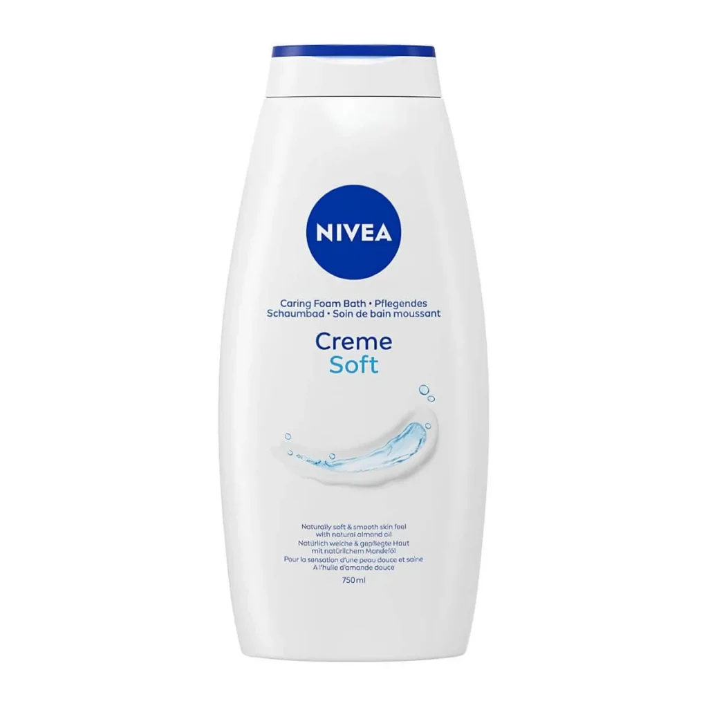 Gel de duș Nivea Spumant de Baie Creme Soft, 750 ml