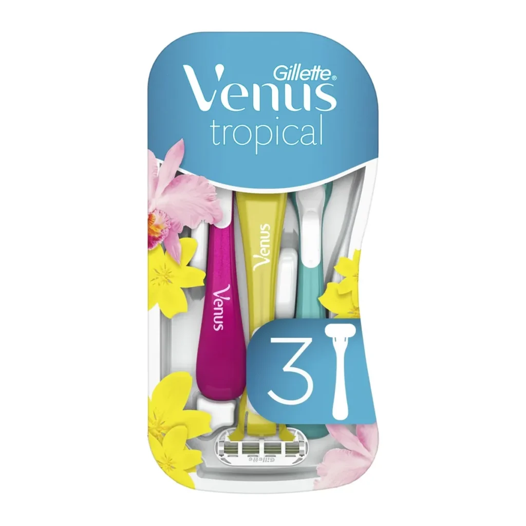 Aparate de ras Gillette Venus 3 Tropical