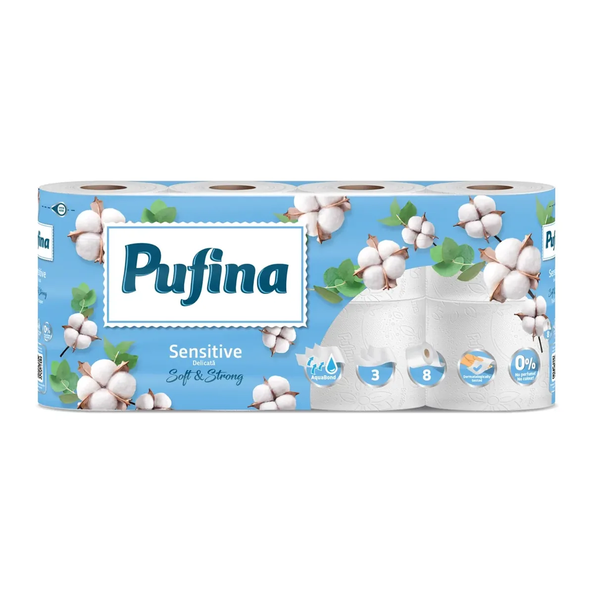 Hârtie igienică Pufina Sensitive