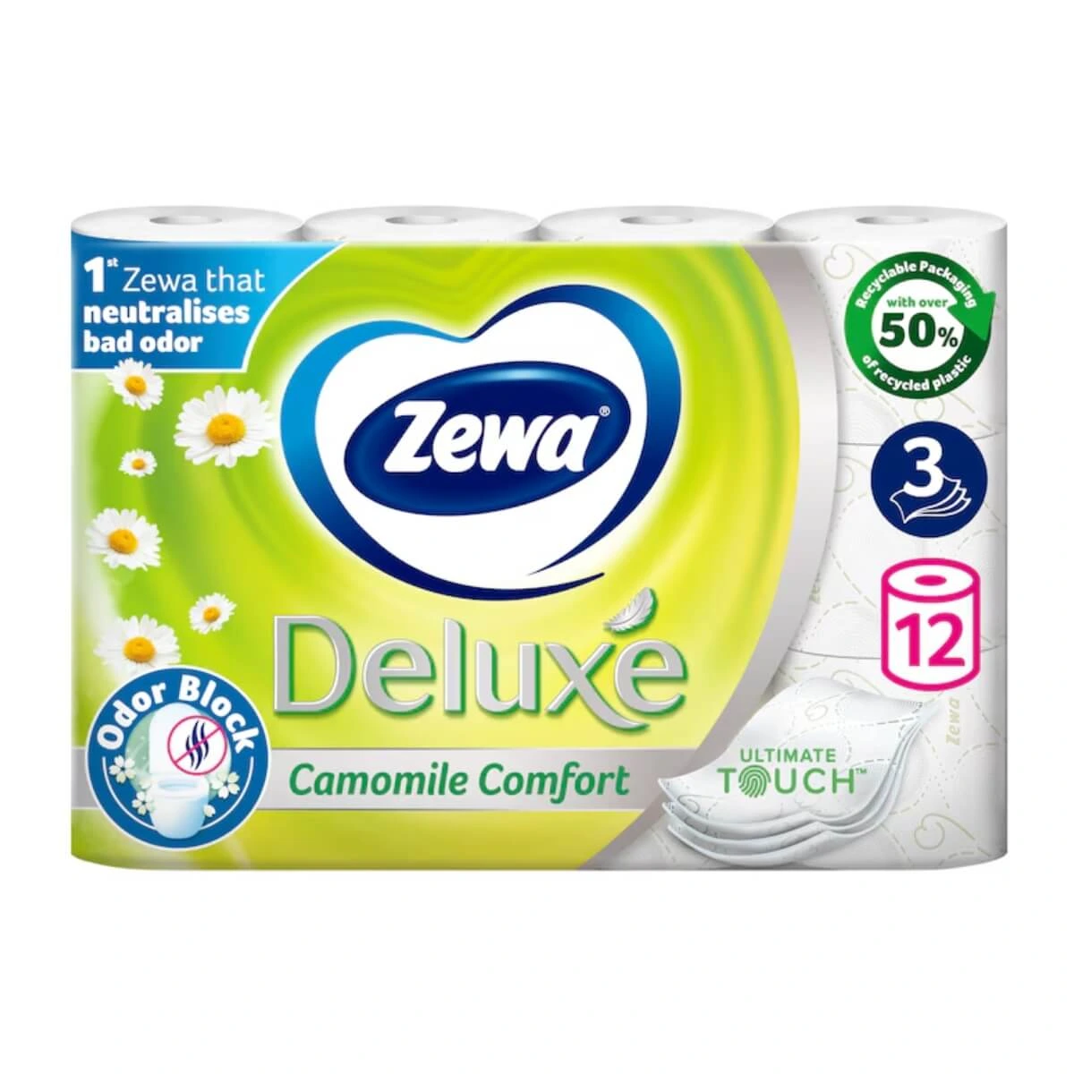 Hârtie igienică Zewa Camomile Comfort