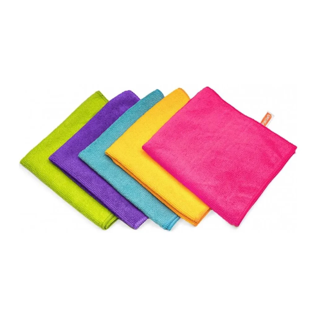 Lavete microfibră Paclan Mix, 36 x 36 cm, 5 buc