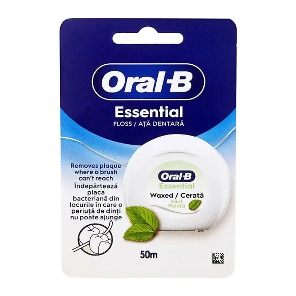 Ață dentară Oral-B Waxed Mint Floss