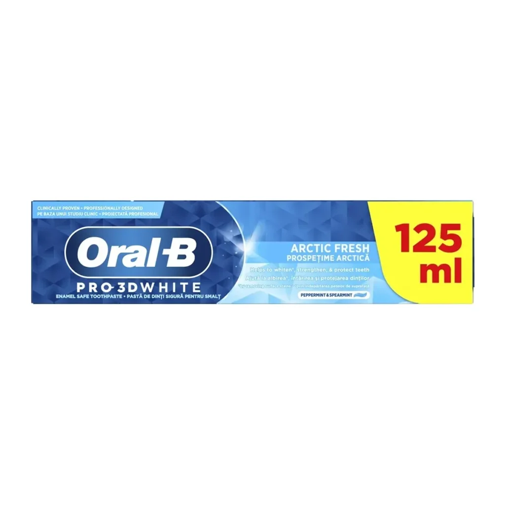 Pastă de dinți Oral-B Pro 3DW Arctic Fresh, 125 ml