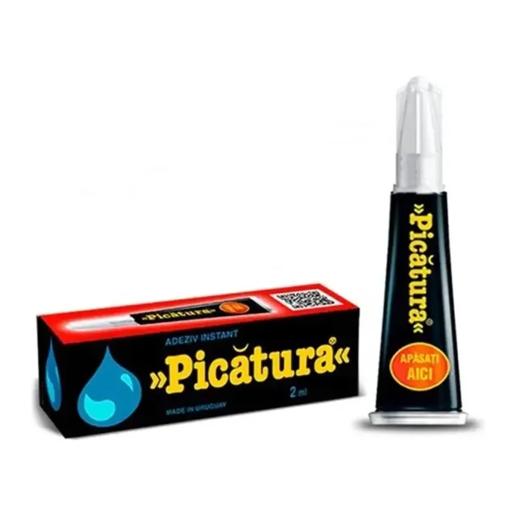 Adeziv instant Picătură 2 ml, set 6 buc