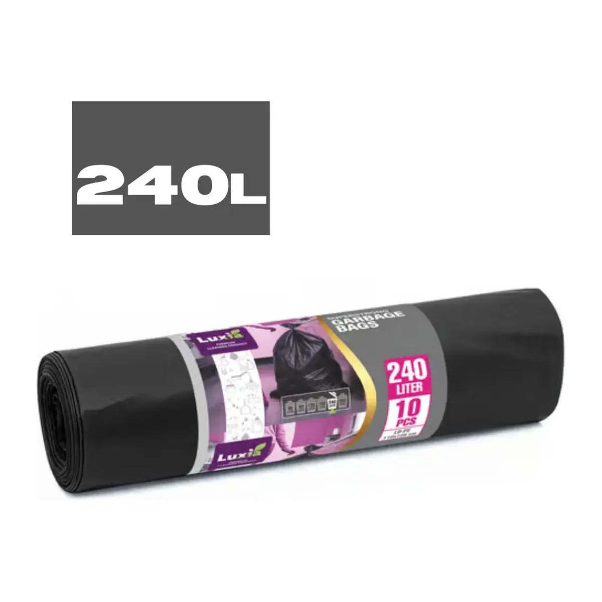 Saci menajeri Luxia Ultrarezistenti LDPE