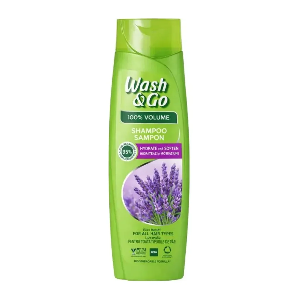 Șampon Wash & Go Lavandă, 180 ml
