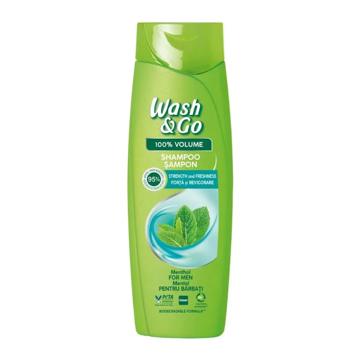 Șampon Wash & Go Men Menthol