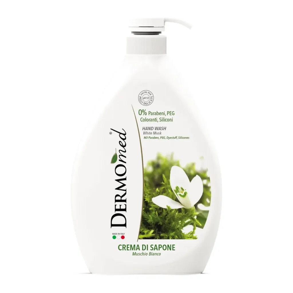 Săpun lichid Dermomed Muschio Bianco, 1 L