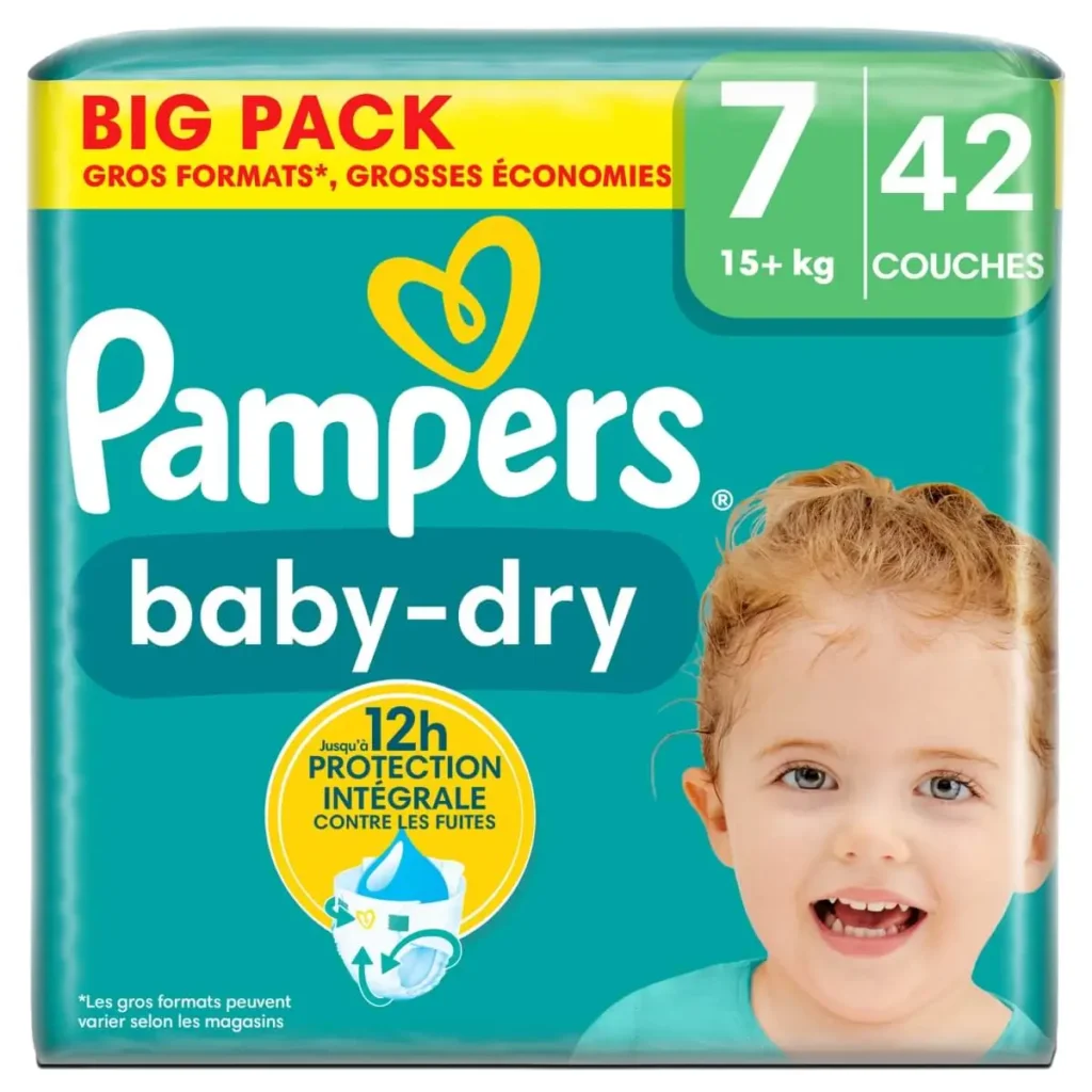 Scutece Pampers Active Baby, mărimea 7, 42 buc