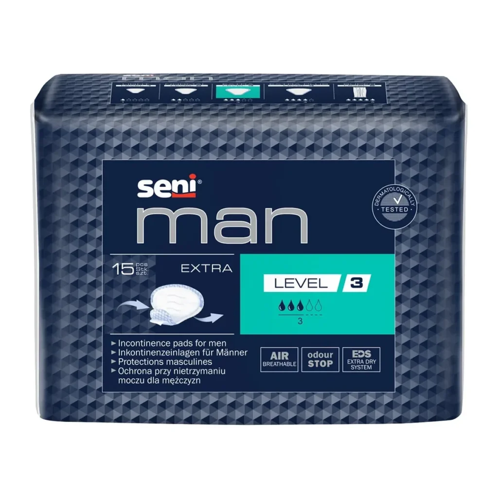 Absorbante Seni Man Extra Level 3, 15 buc