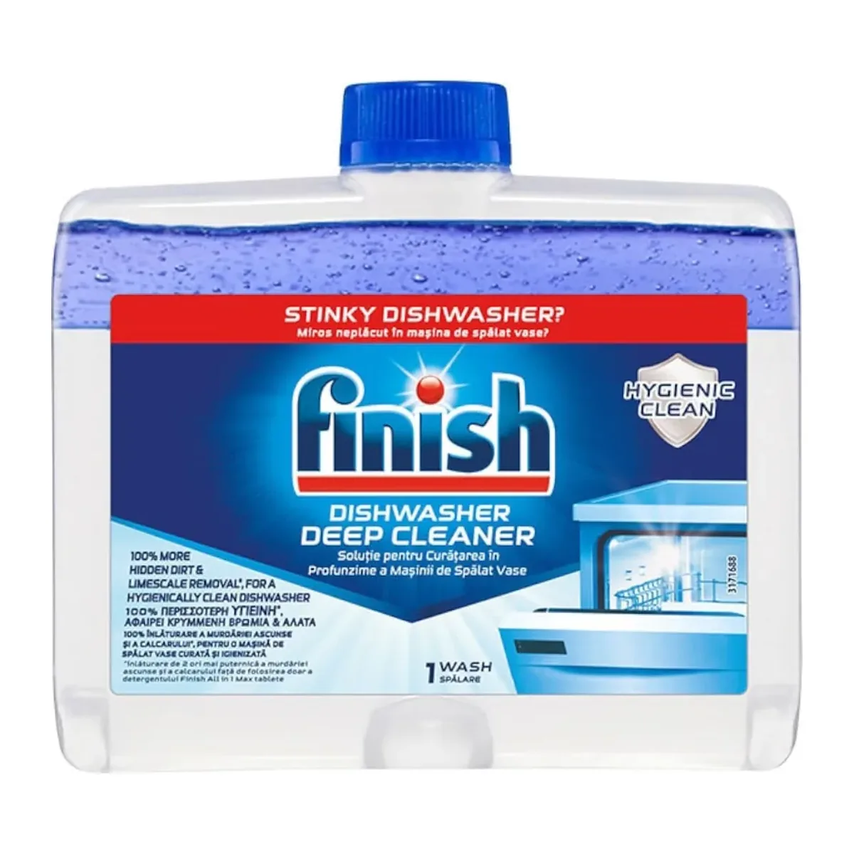 Soluție curățare mașina de vase Finish Regular