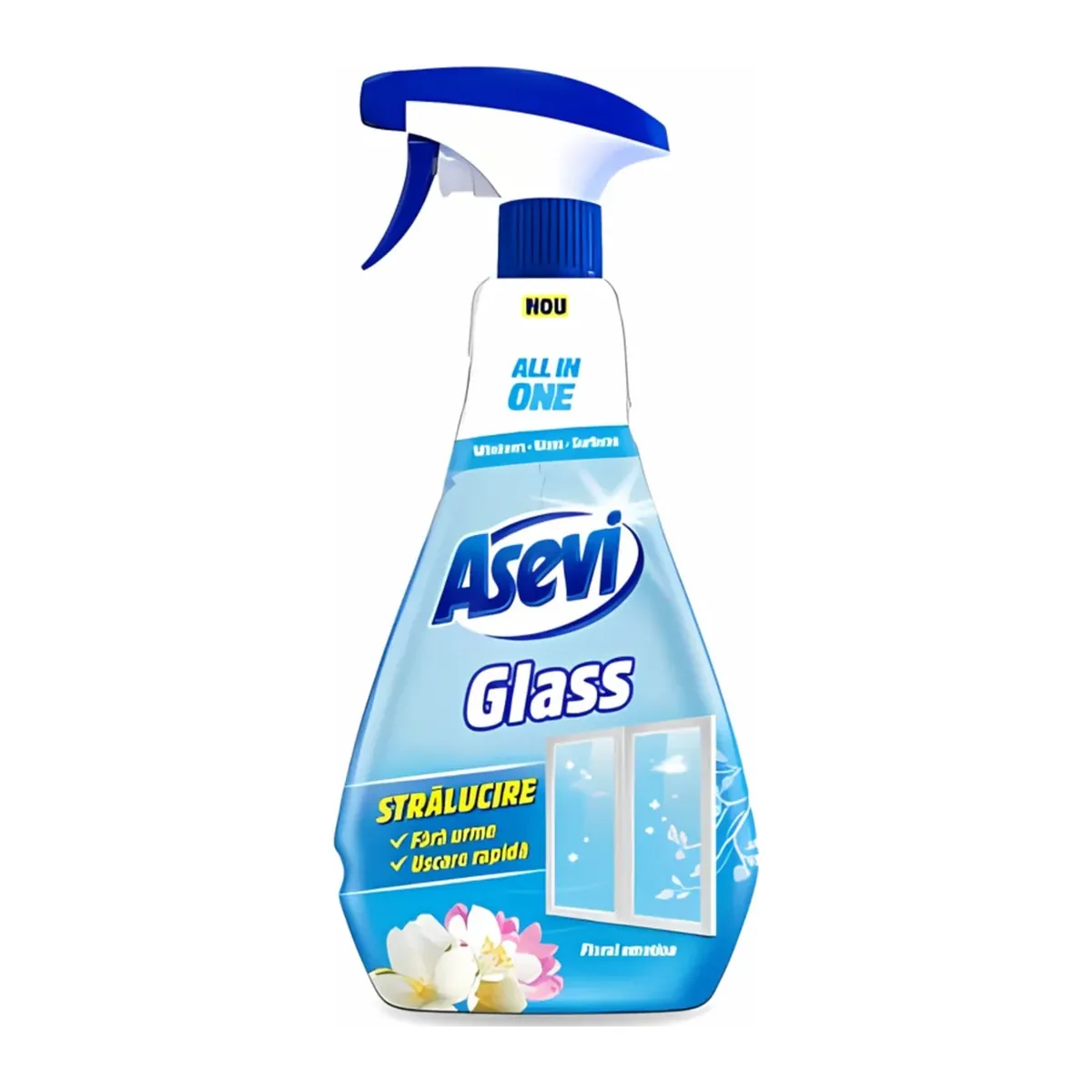 Soluție pentru geamuri Asevi antiaburire