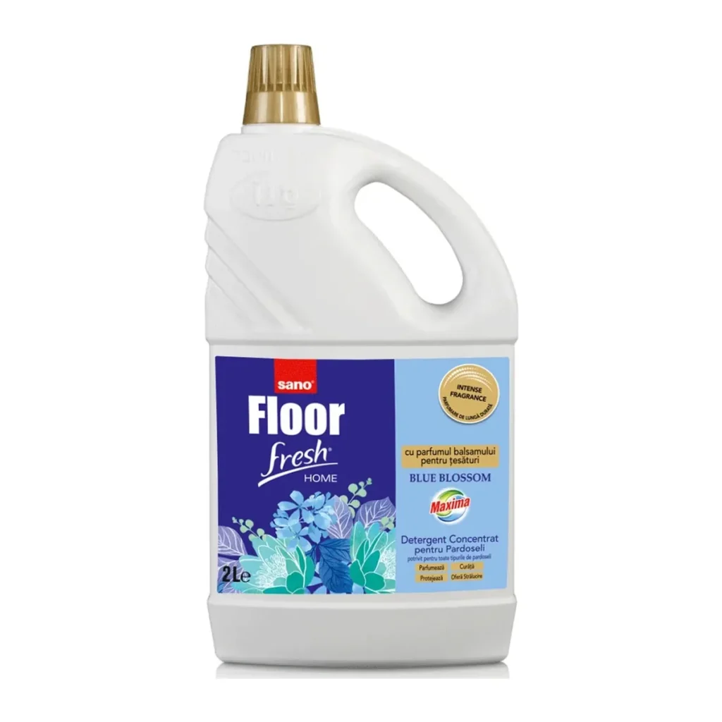 Soluție pentru pardoseli Sano Floor Fresh Home Blue Blossom, 2 L