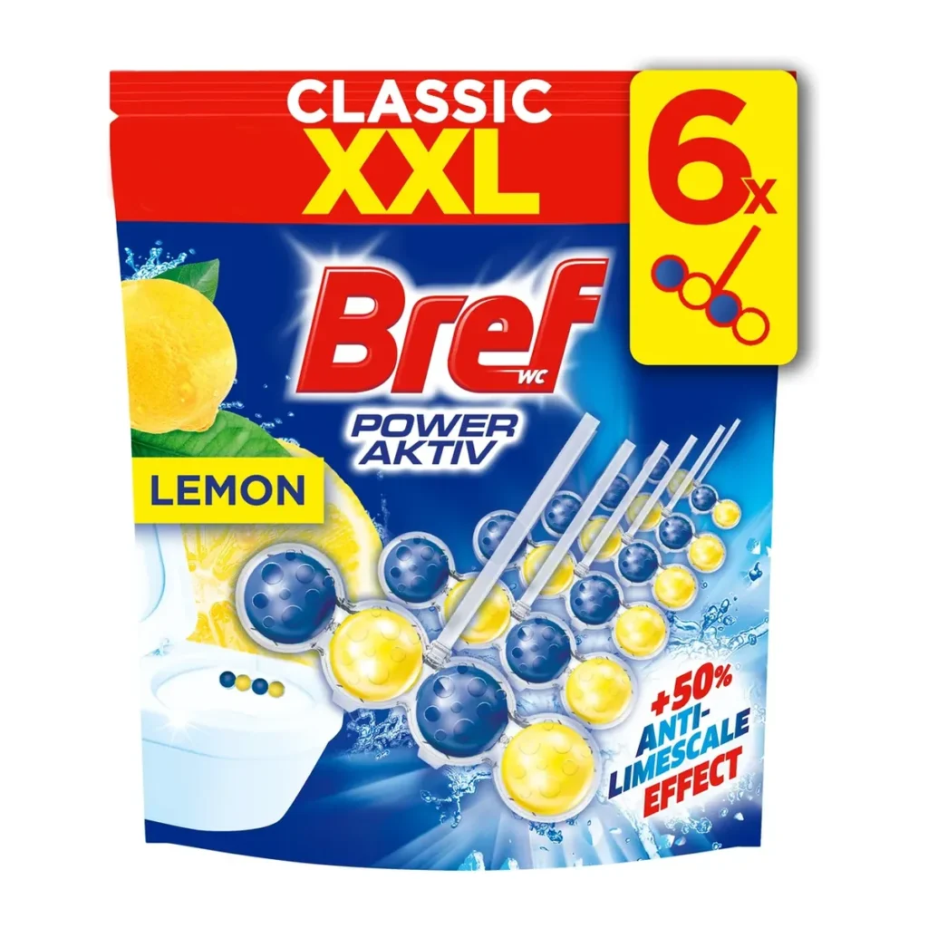 Soluție WC Bref Bile 6 Lemon