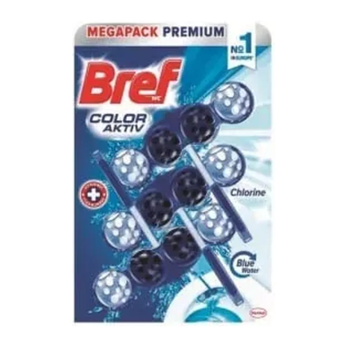 Soluție WC Bref Color Water Chlorine 3x50 g