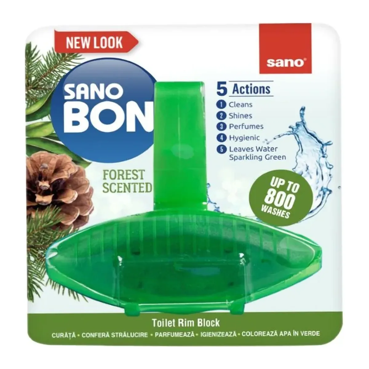 Soluție WC Sano 5in1 Green Forest