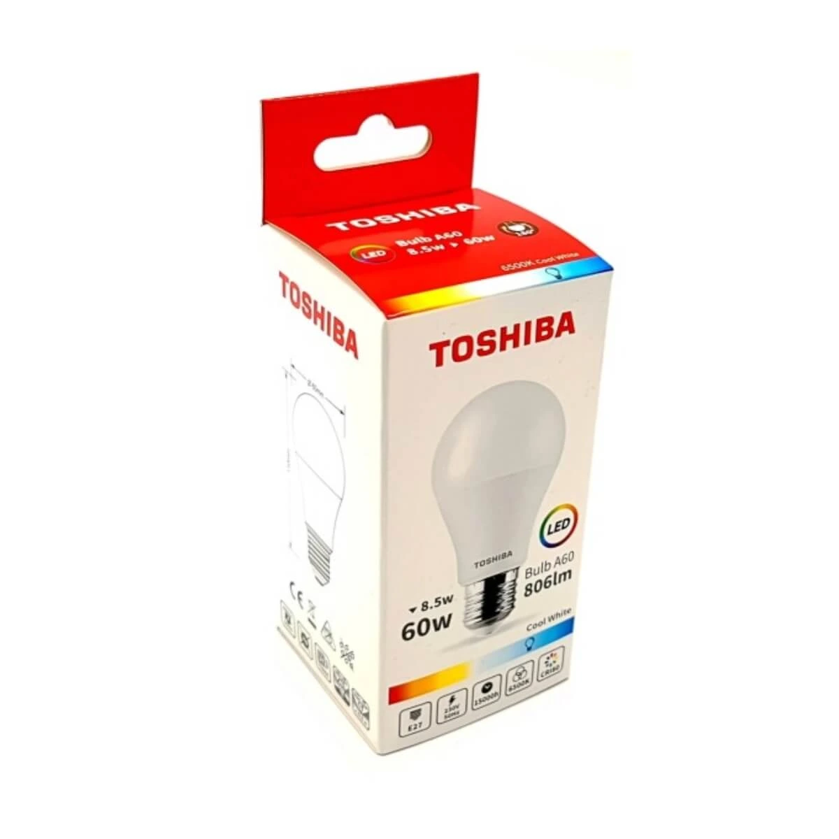 Toshiba Bec LED A60 E27 8.5W