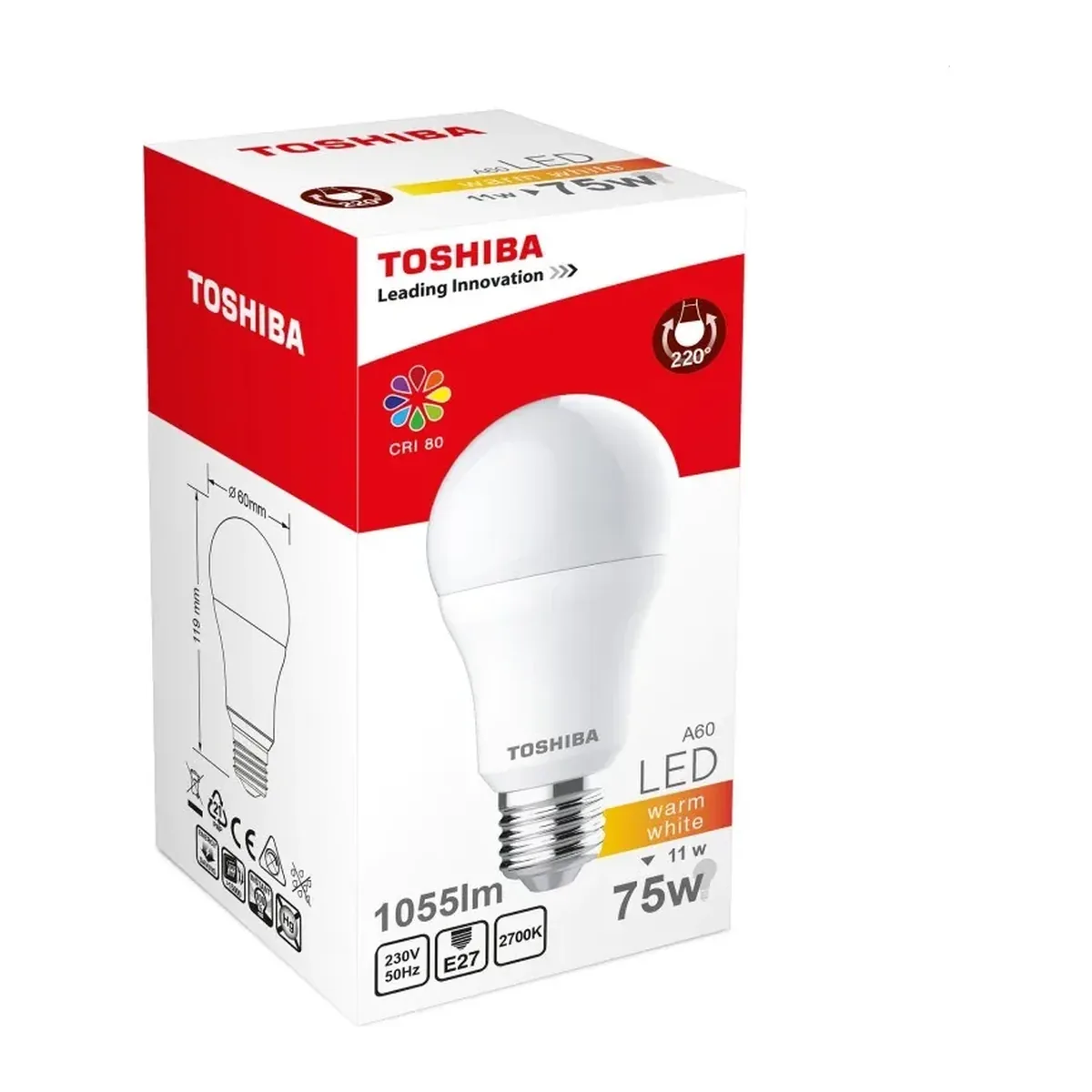 Toshiba Bec LED A60 E27 11W