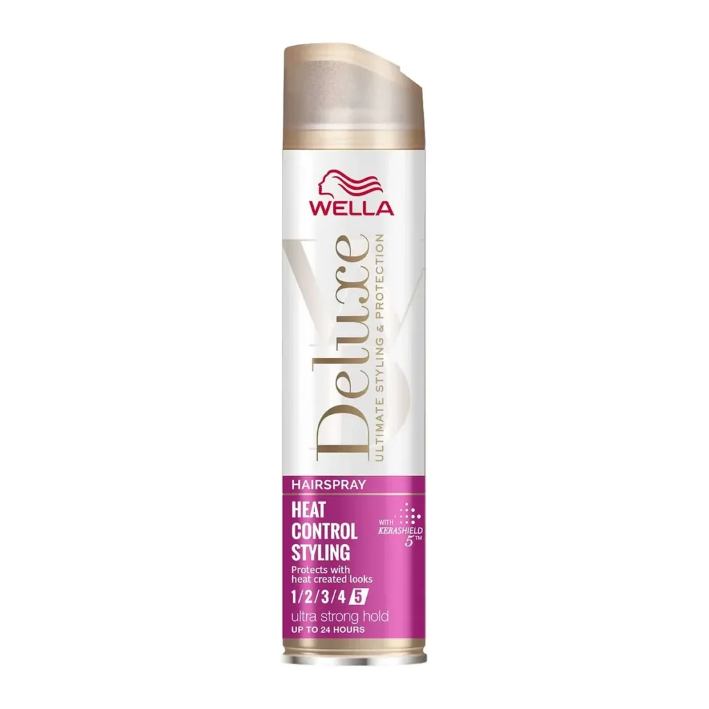 Fixativ Wella Deluxe Heat Protect 5 Ultra Strong Hold, 250 ml