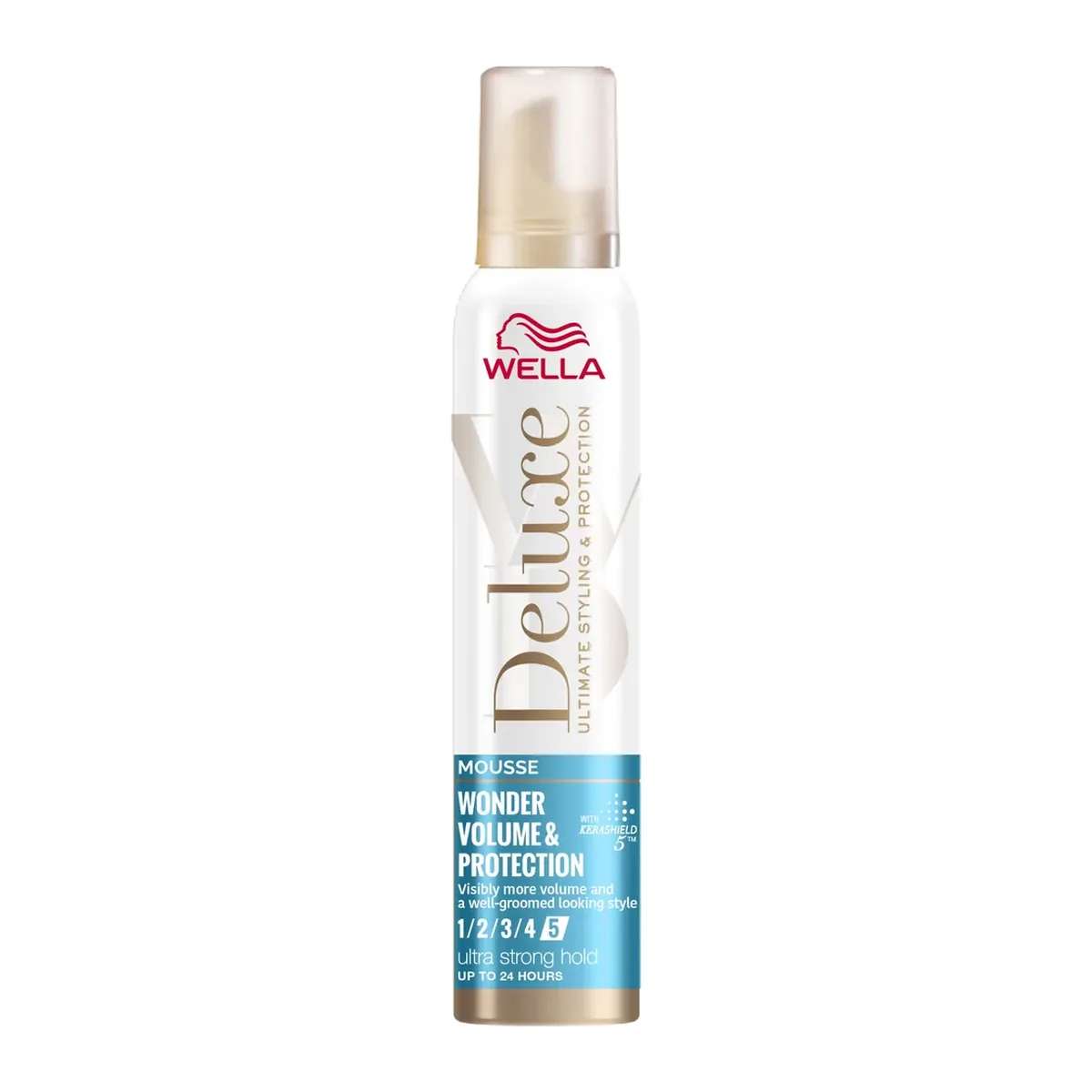 Wella Deluxe Mousse Wonder Volume Protect 5-ultra Strong Hold 200 ml