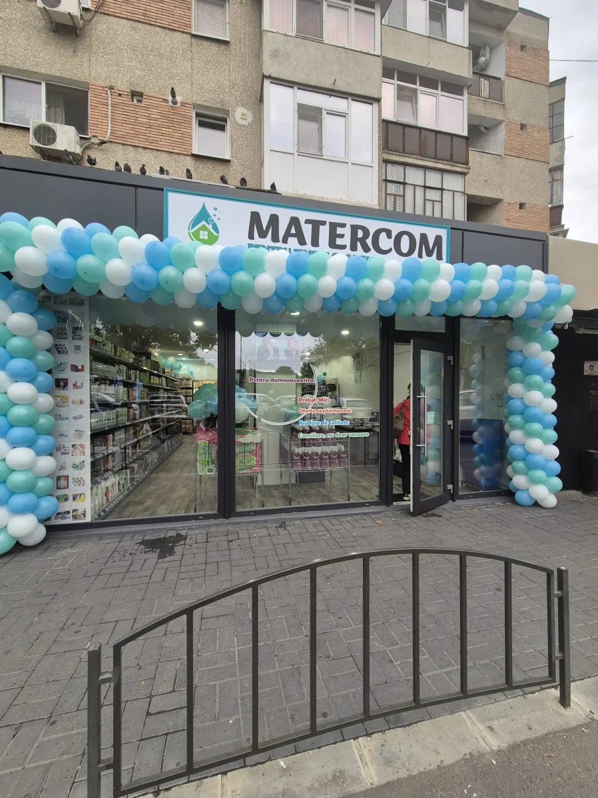 Magazinul Matercom de pe Strada Luceafărului din Râmnicu Vâlcea