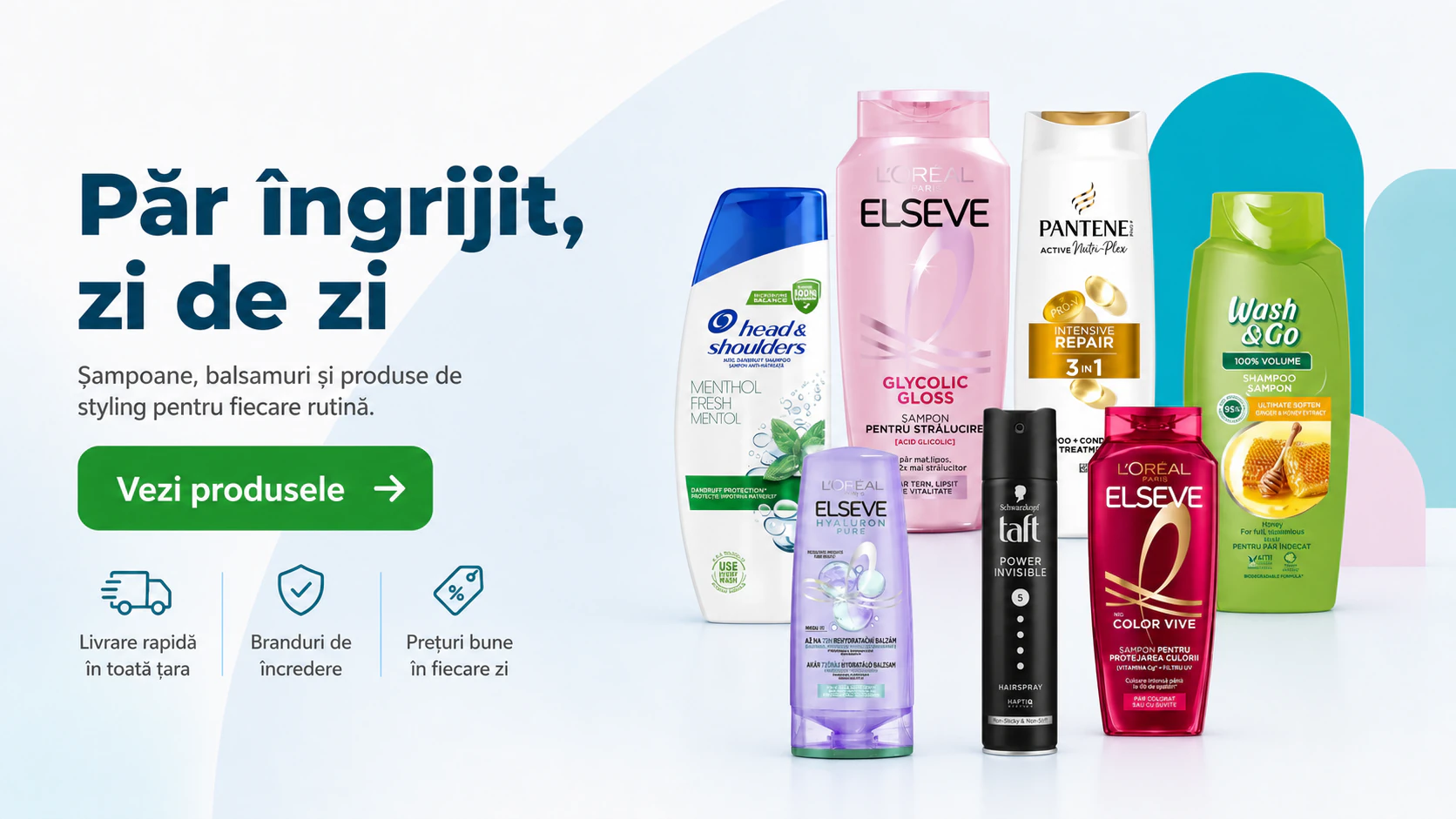 produse pentru ingrijirea părului